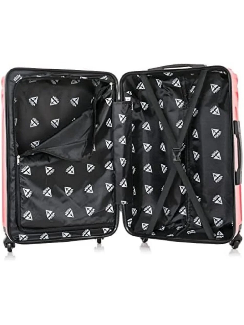 Lightweight 20-Inch Hardside Spinner Luggage - Durable, Stylish Red Carry-On
